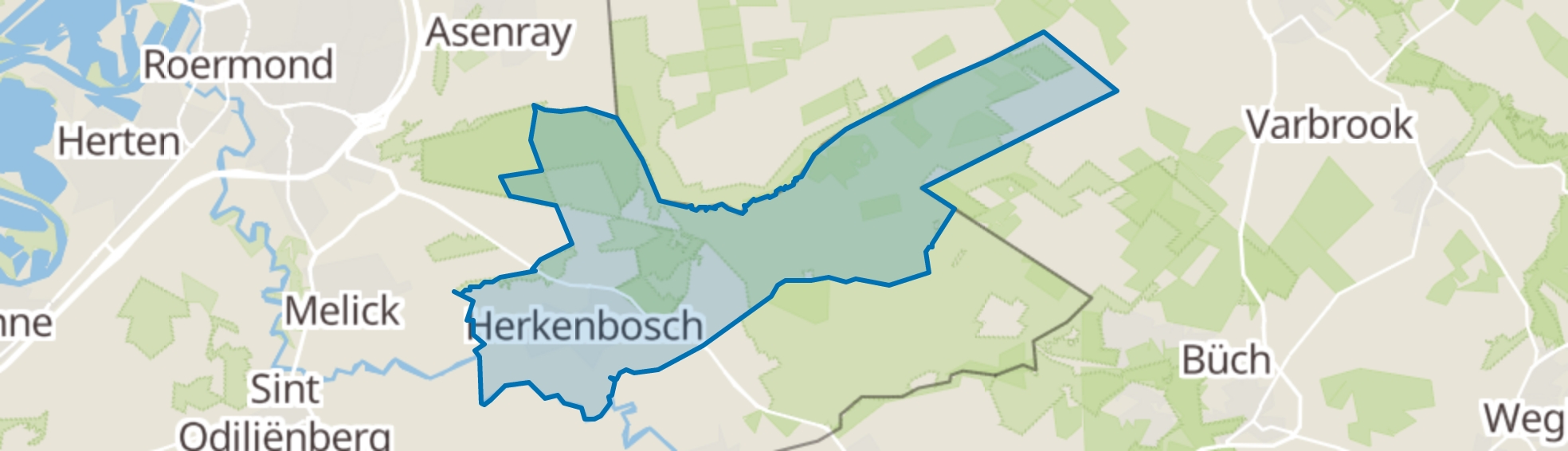 Herkenbosch map