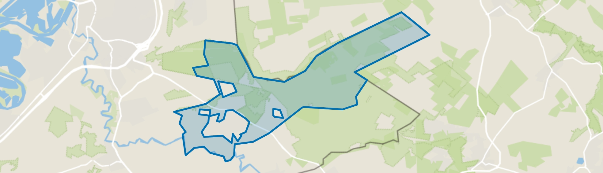 Buitengebied Herkenbosch, Herkenbosch map