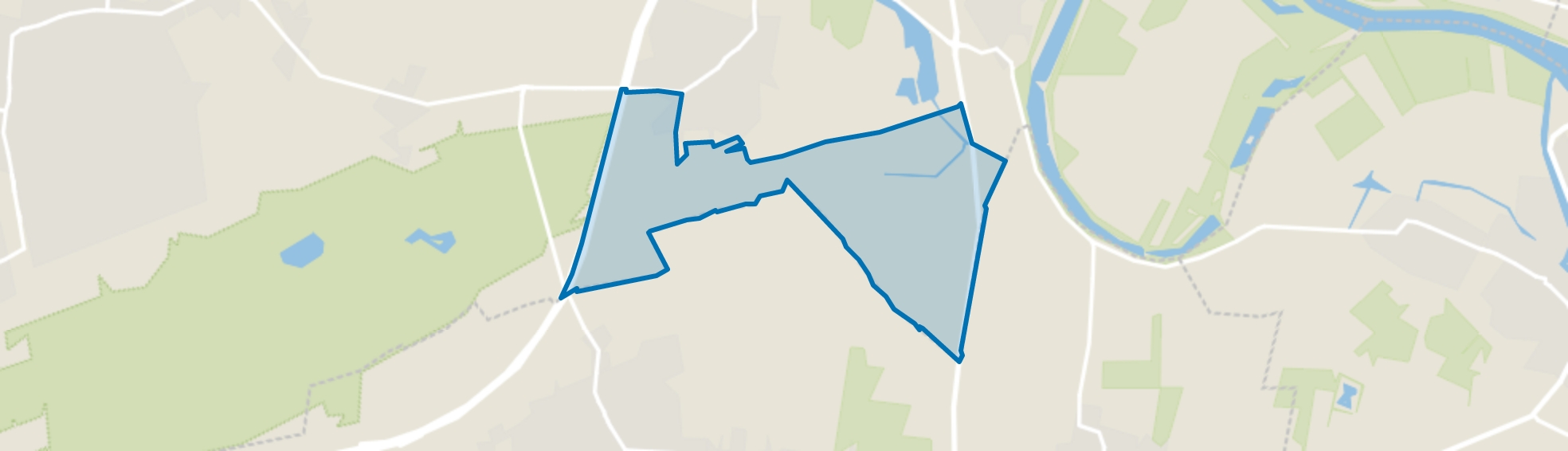 Buitengebied Herpen, Herpen map