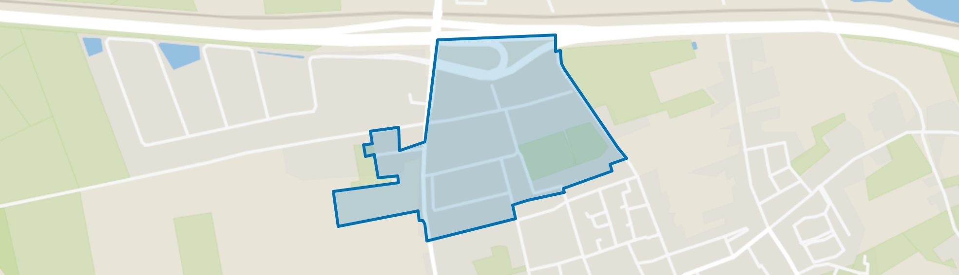 Bedrijventerrein Andelst Oost, Herveld map