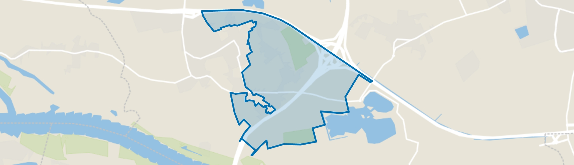 Buitengebied Herveld Zuid, Herveld map