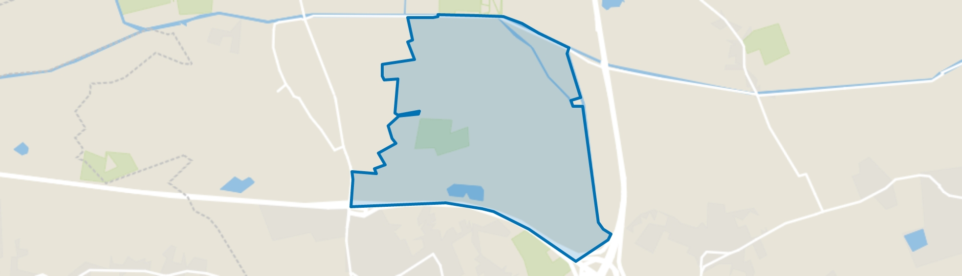 Buitengebied Herveldse Veld, Herveld map