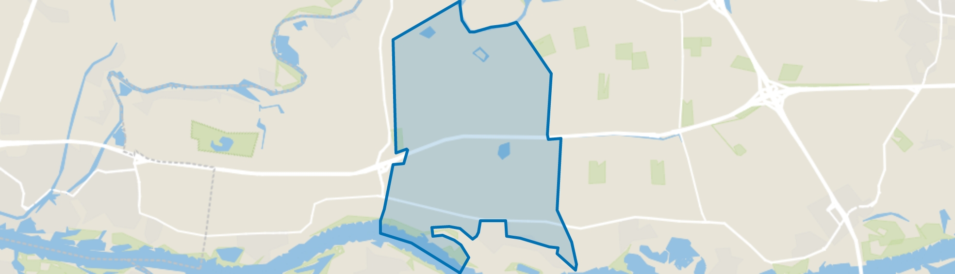 Verspreide huizen Herwijnen, Herwijnen map