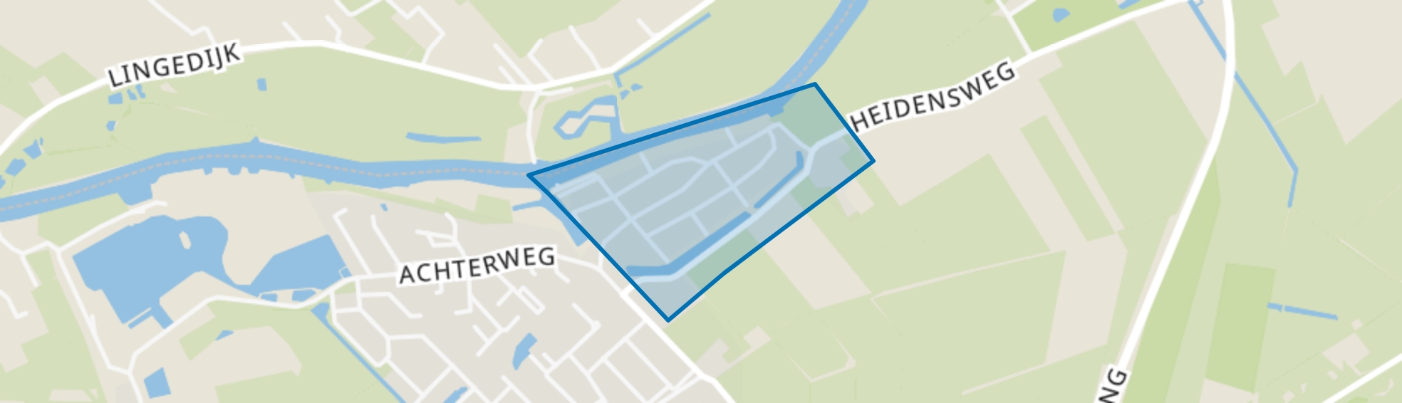 Heukelum Oude Kern, Heukelum map