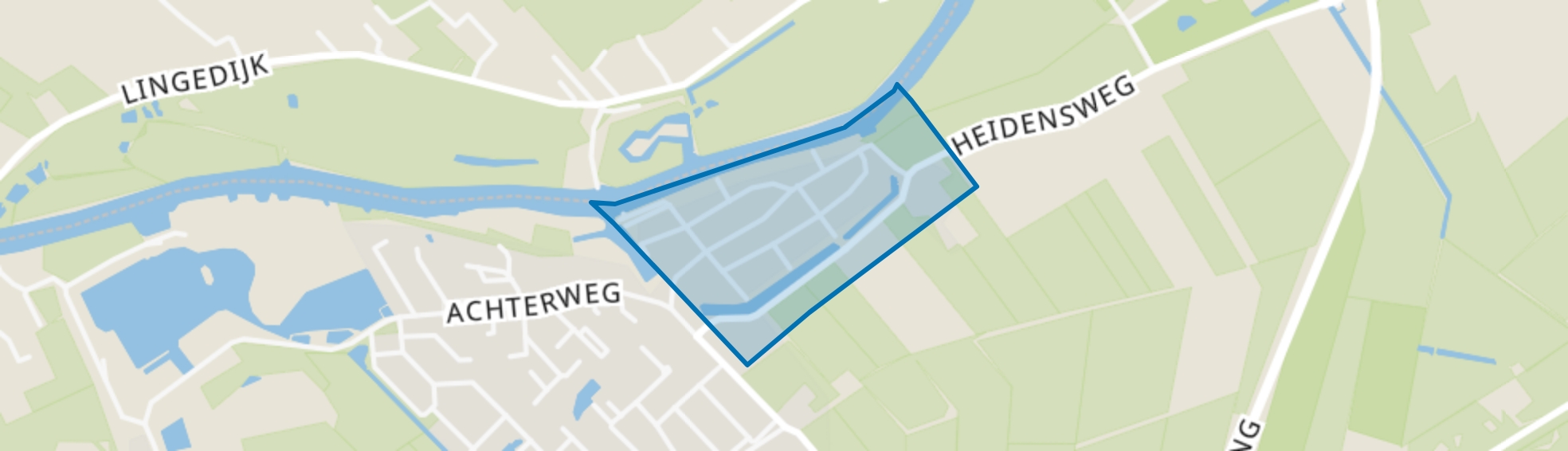 Heukelum Oude Kern, Heukelum map