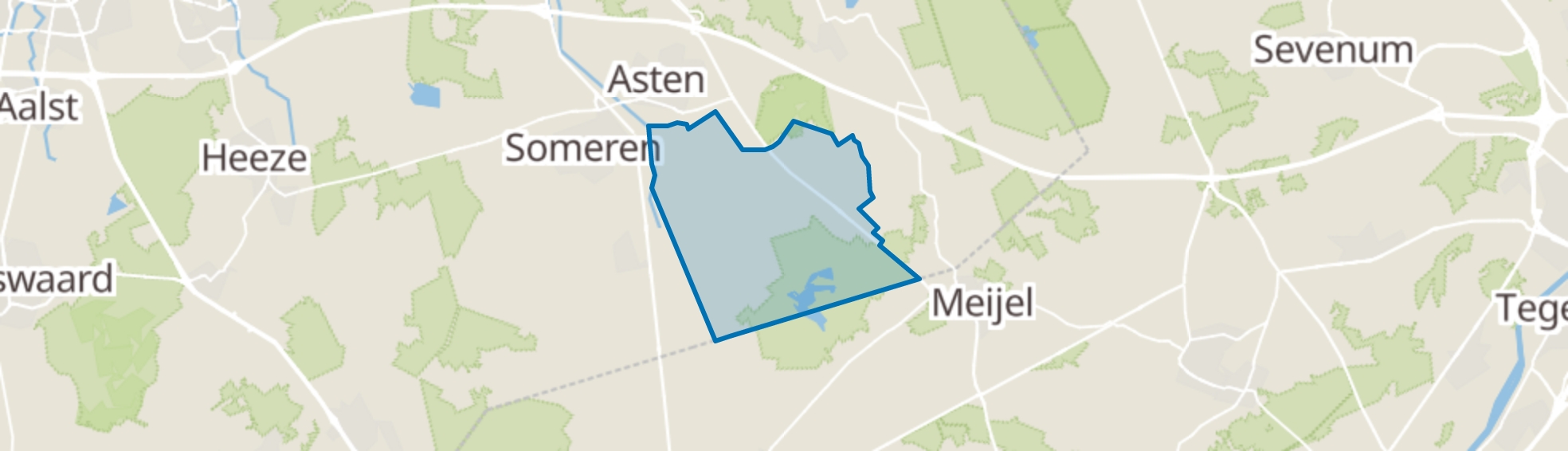 Heusden (Gem. Asten) map