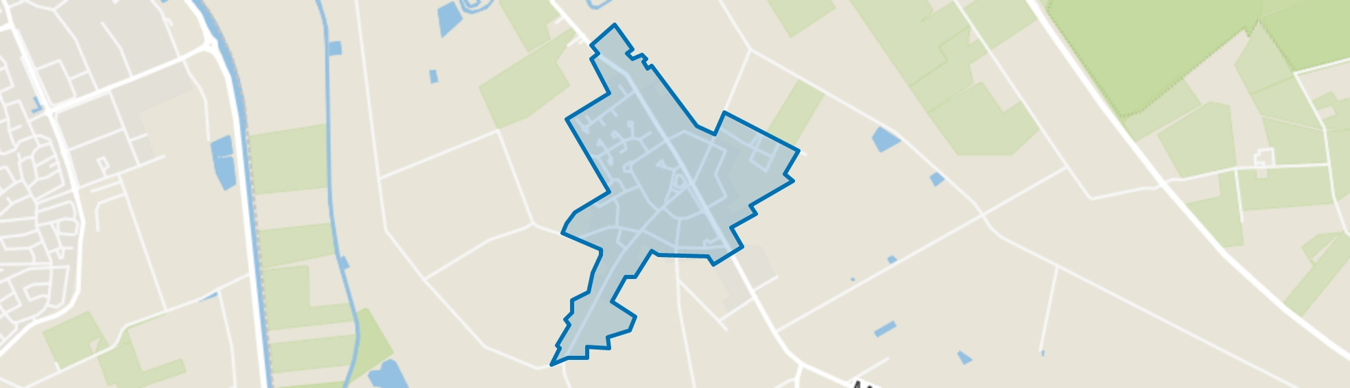 Heusden centrum, Heusden (Gem. Asten) map