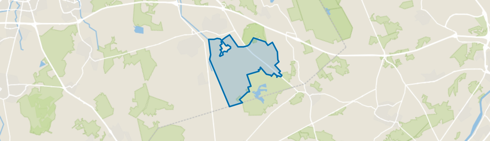 Verspreide huizen Heusden, Heusden (Gem. Asten) map