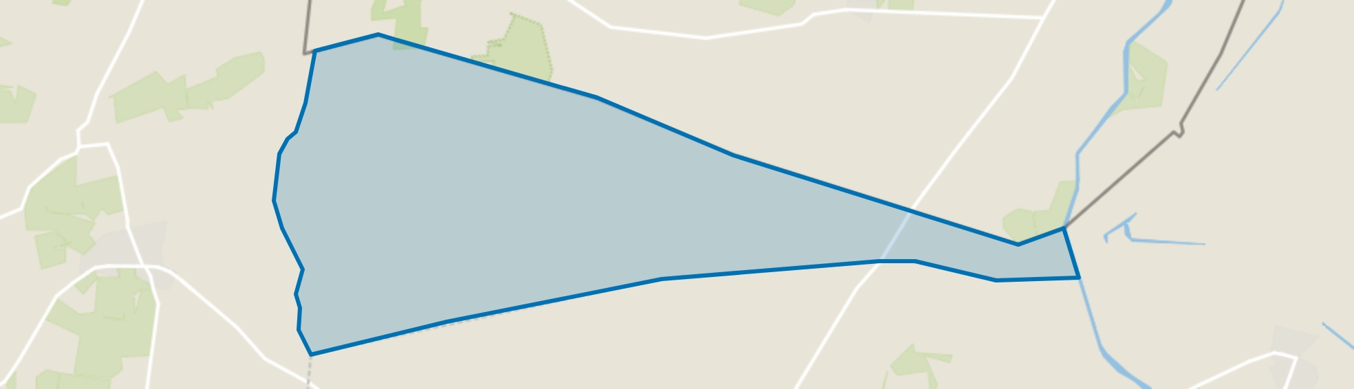 Verspreide huizen Hezingen, Hezingen map