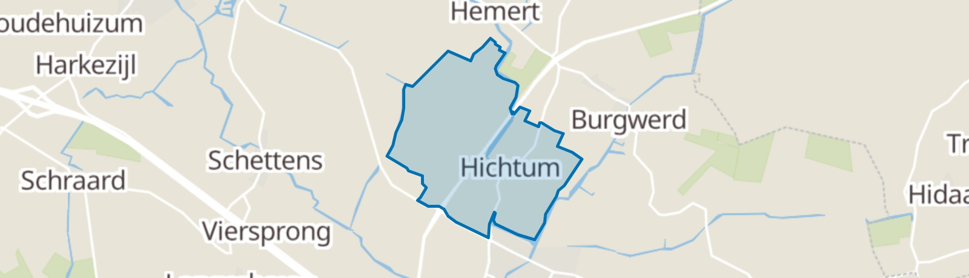 Hichtum map