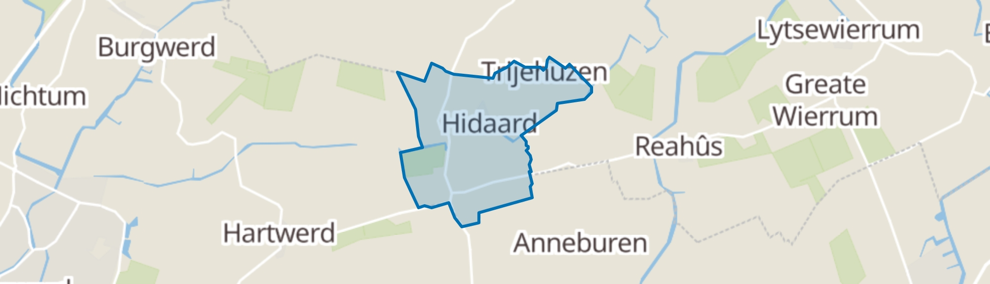 Hidaard map