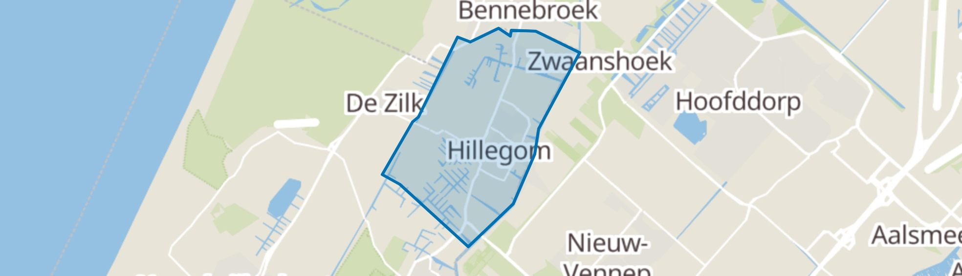 Hillegom map