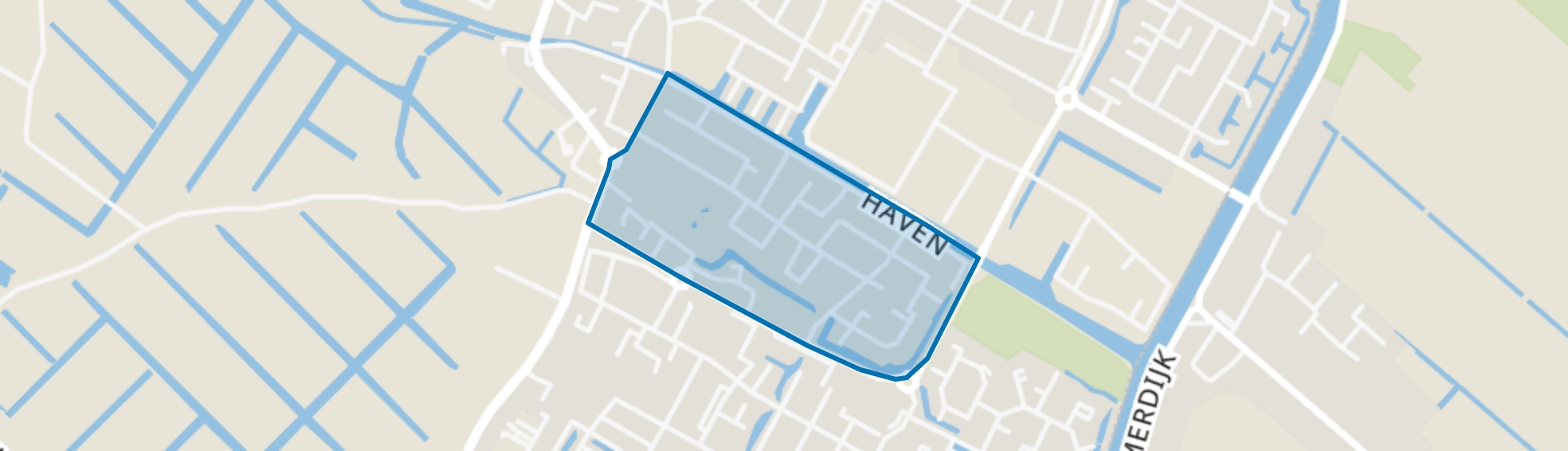 Brouwerlaankwartier, Hillegom map