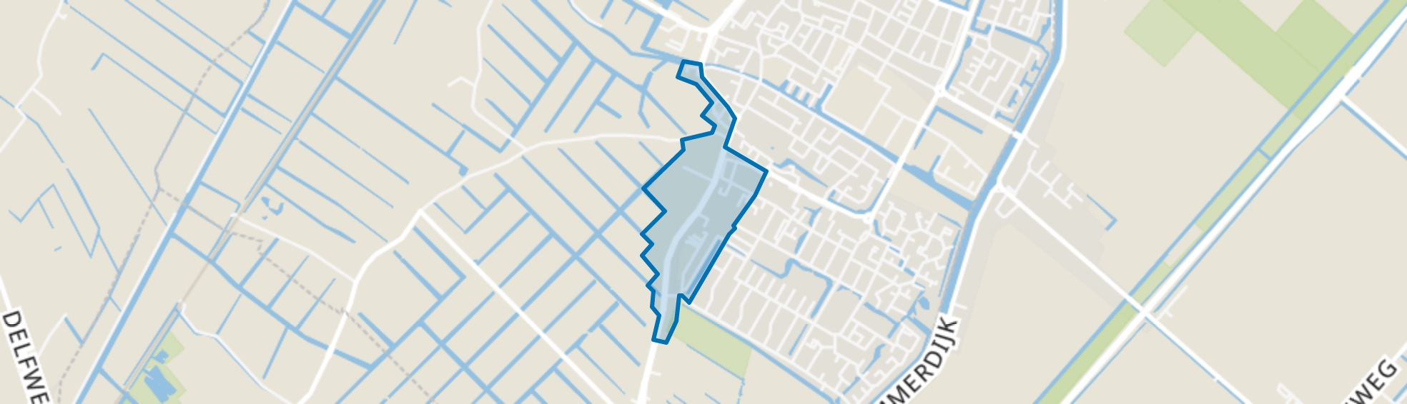 Leidsestraat, Hillegom map