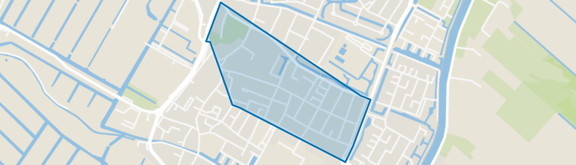 Oranjebuurt, Hillegom map