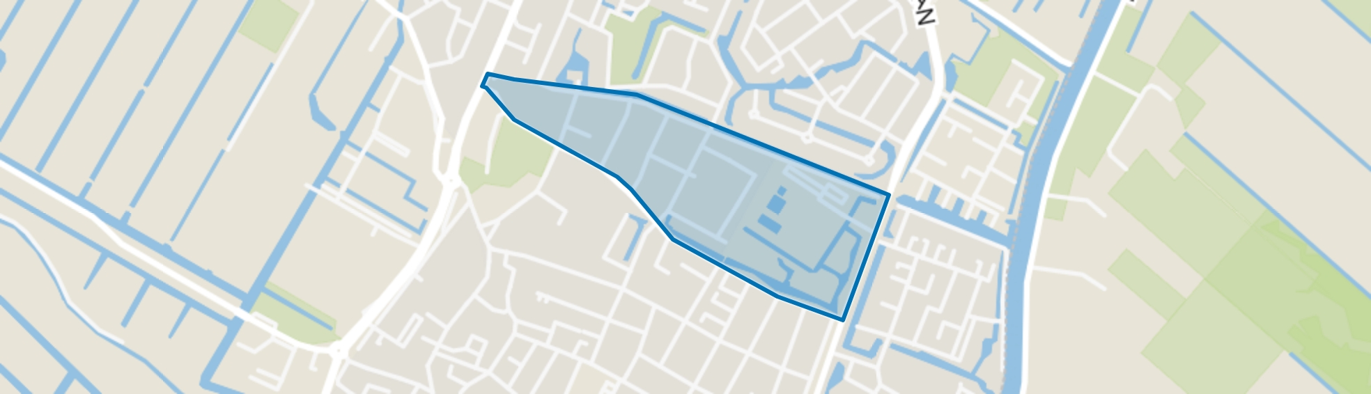 Vosselaankwartier, Hillegom map