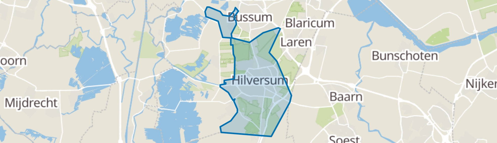 Hilversum map