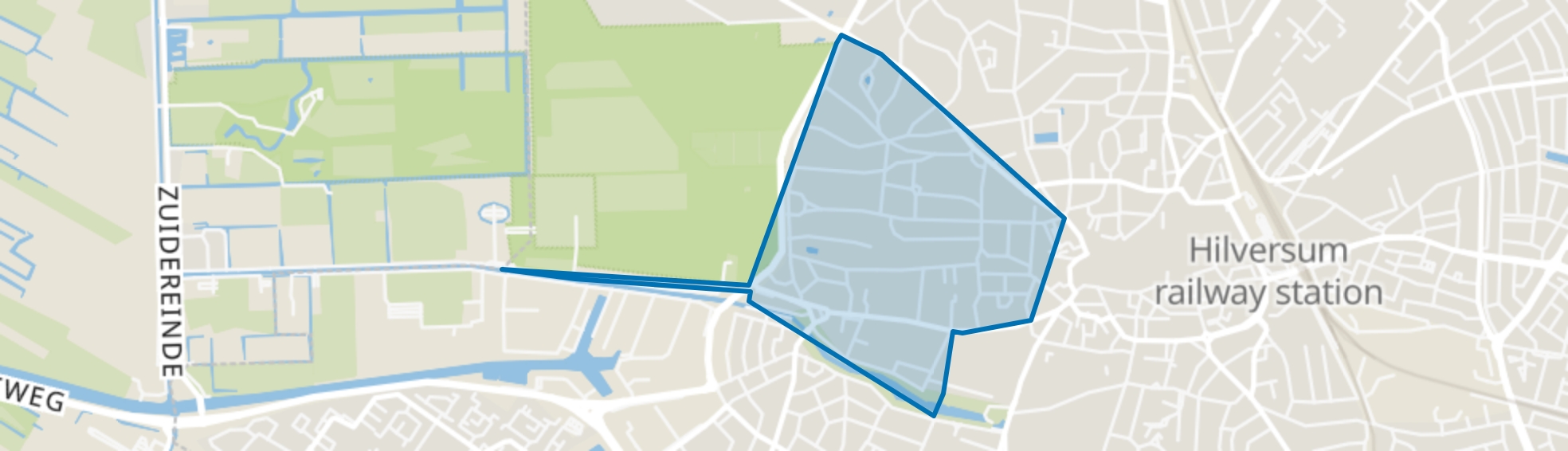Boomberg, Hilversum map