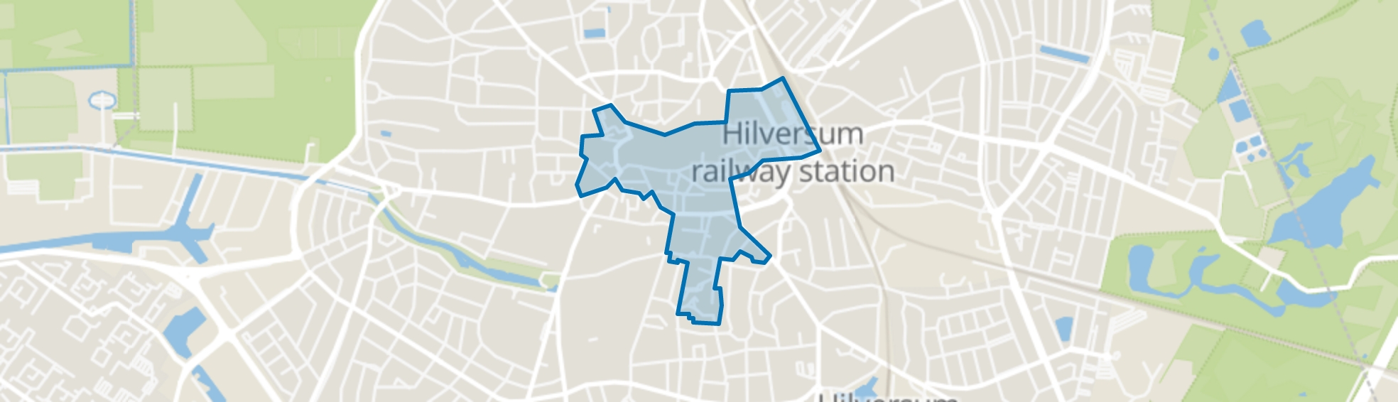 Centrum, Hilversum map