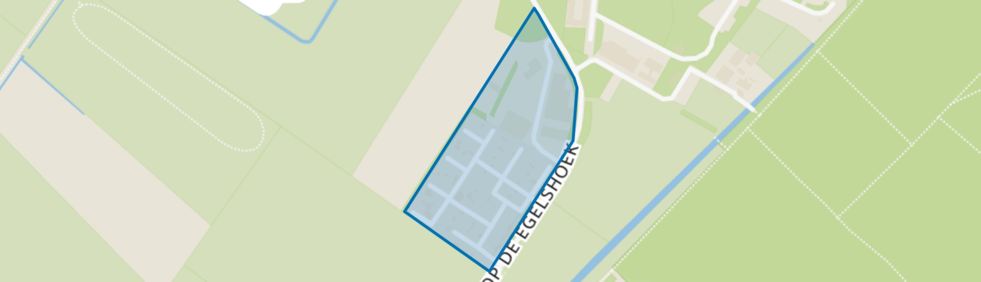 Egelshoek, Hilversum map