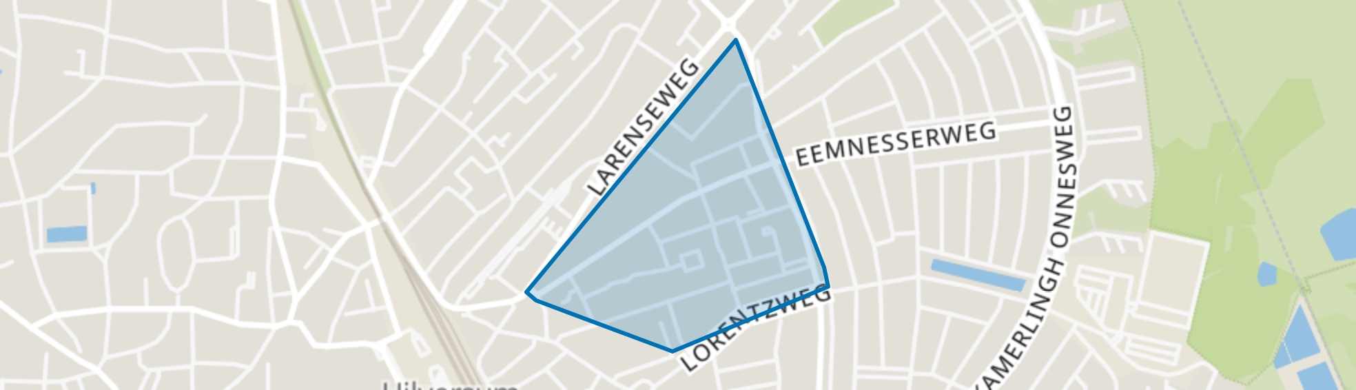 Electrobuurt, Hilversum map