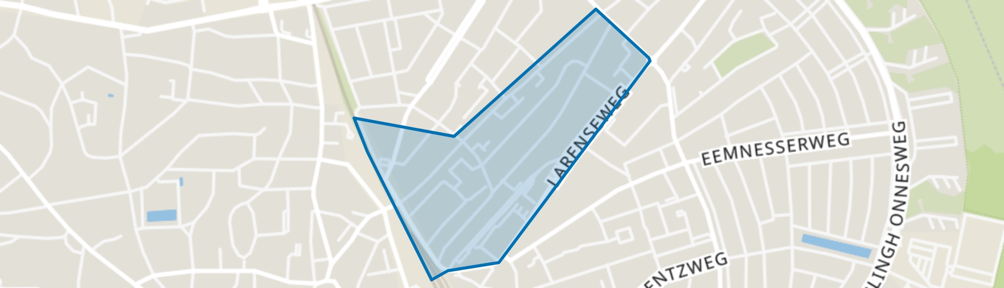 Geuzenbuurt, Hilversum map