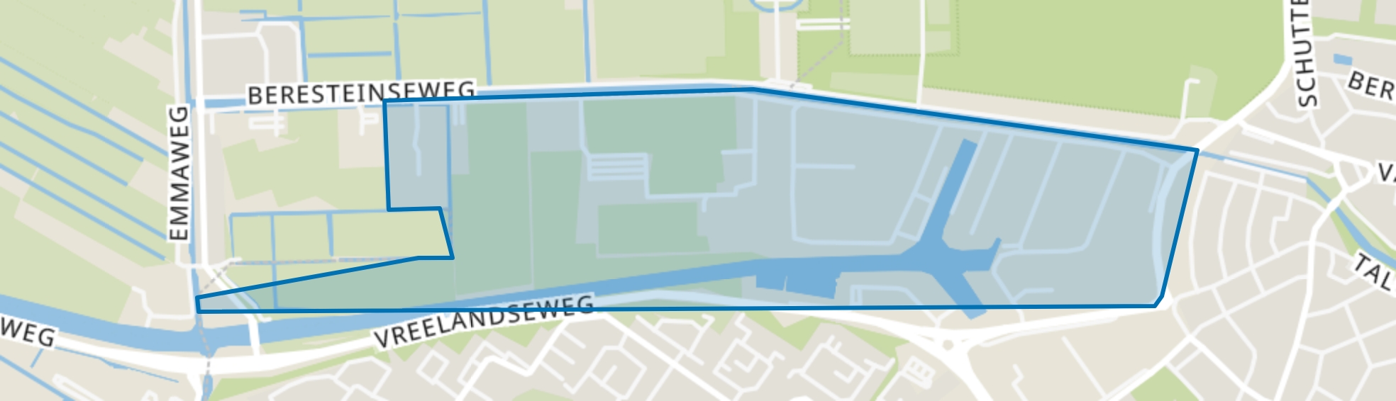 Havenkwartier, Hilversum map