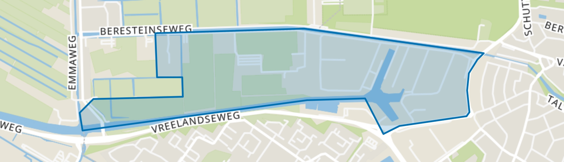 Havenkwartier, Hilversum map