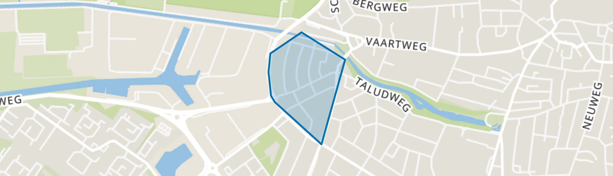 Het Rode Dorp, Hilversum map