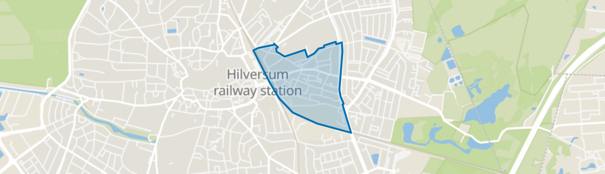 Kleine Driftbuurt, Hilversum map