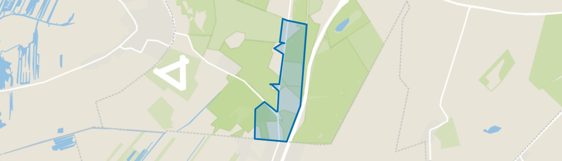 Landelijk Gebied 94, Hilversum map