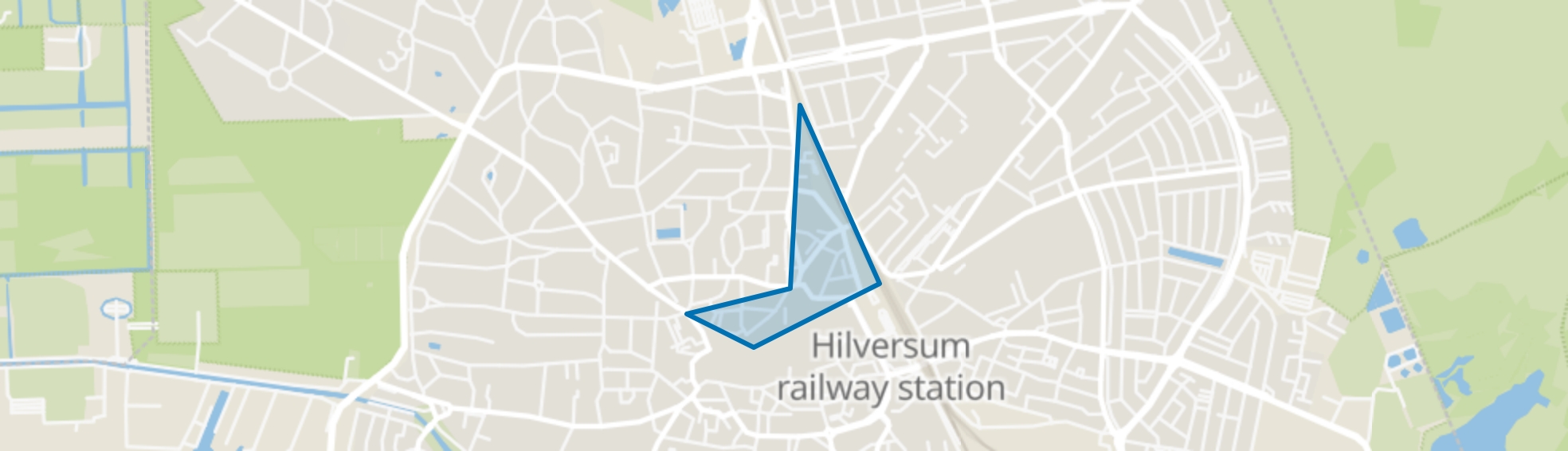Langgewenstbuurt, Hilversum map