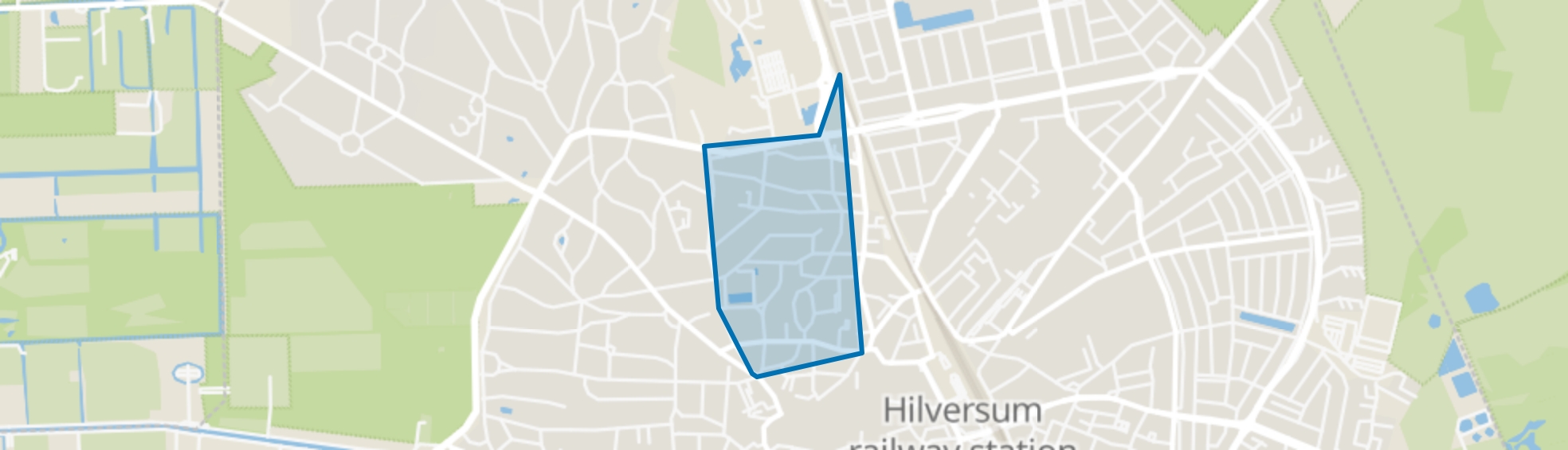 Raadhuiskwartier, Hilversum map