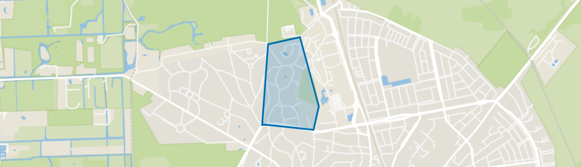 Trompenberg-Noord, Hilversum map