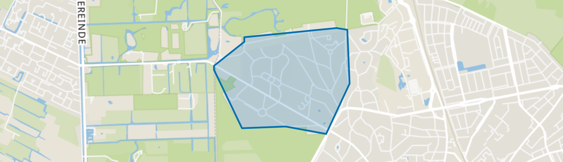 Villaparken, Hilversum map