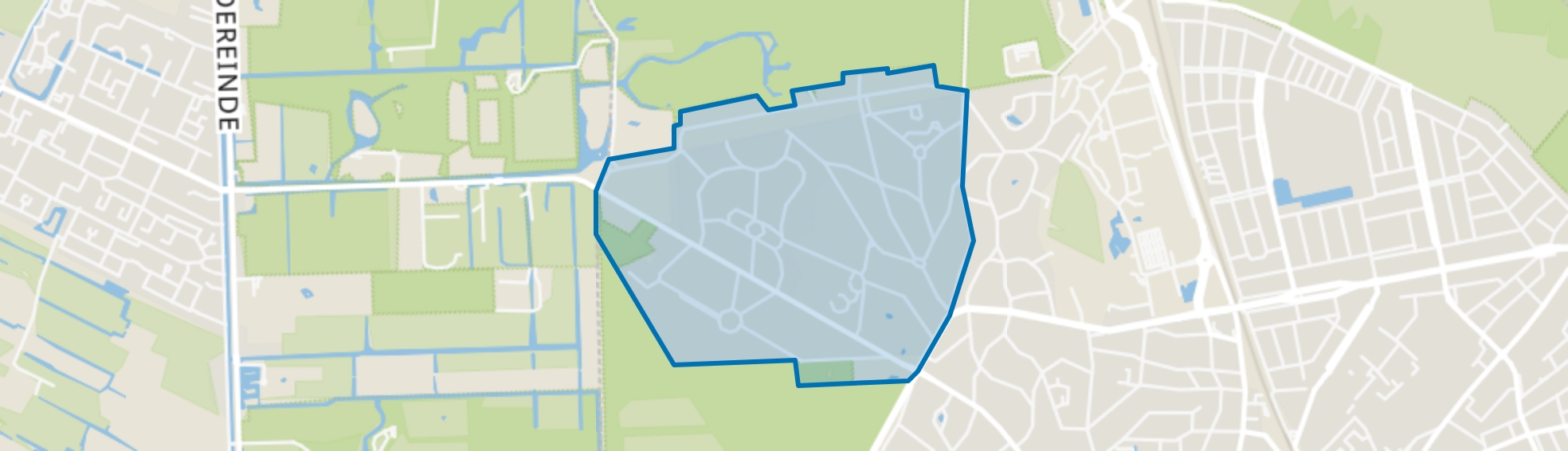 Villaparken, Hilversum map