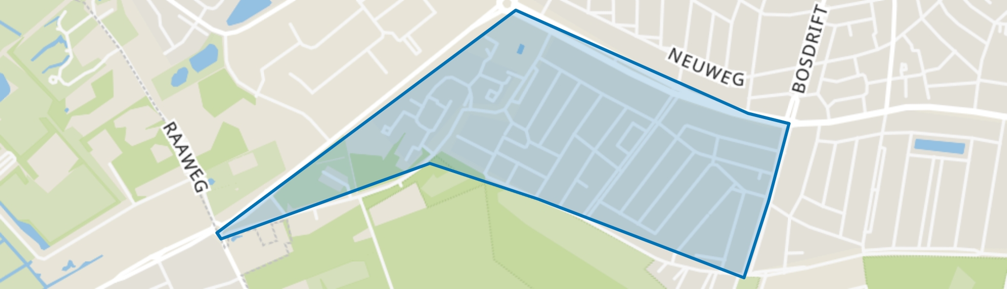 Zeeheldenkwartier, Hilversum map