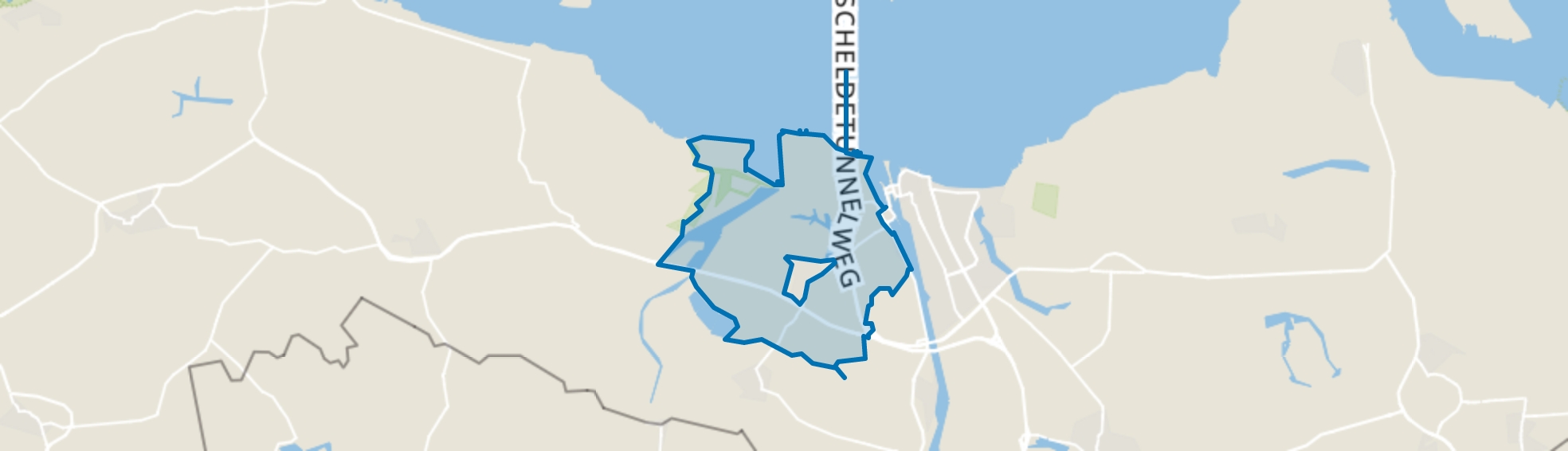 Buitengebied Hoek, Hoek map