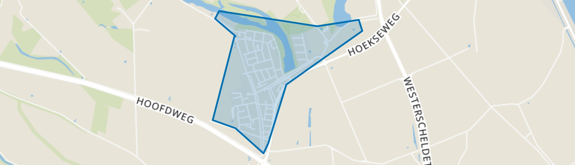 Kern Hoek, Hoek map