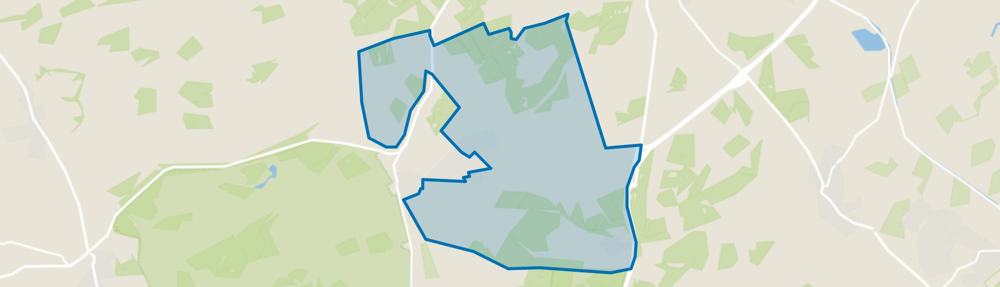 Bosgebied Hoenderloo, Hoenderloo (Gem. Apeldoorn) map