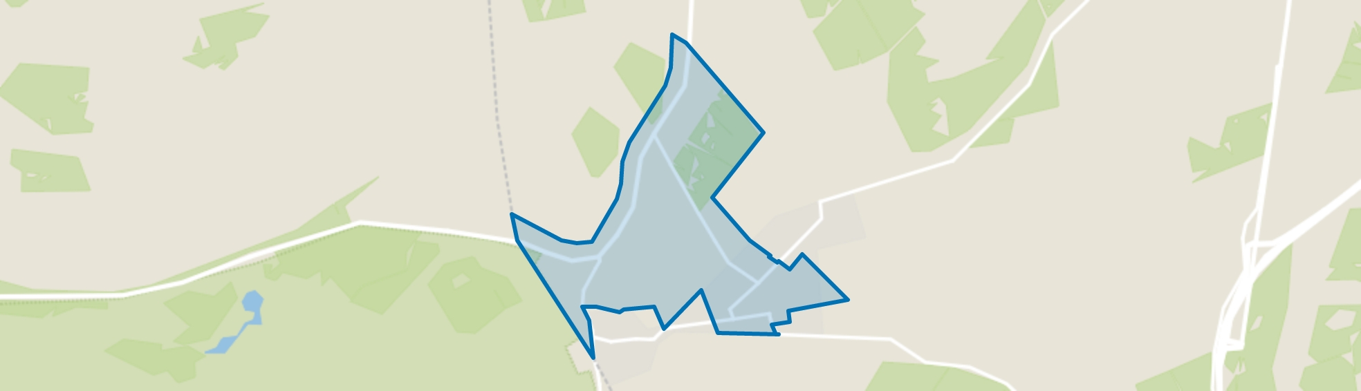 Miggelenberg, Hoenderloo (Gem. Apeldoorn) map