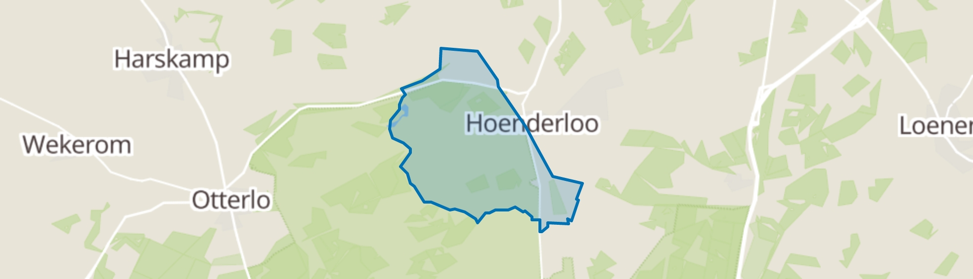 Hoenderloo (Gem. Ede) map