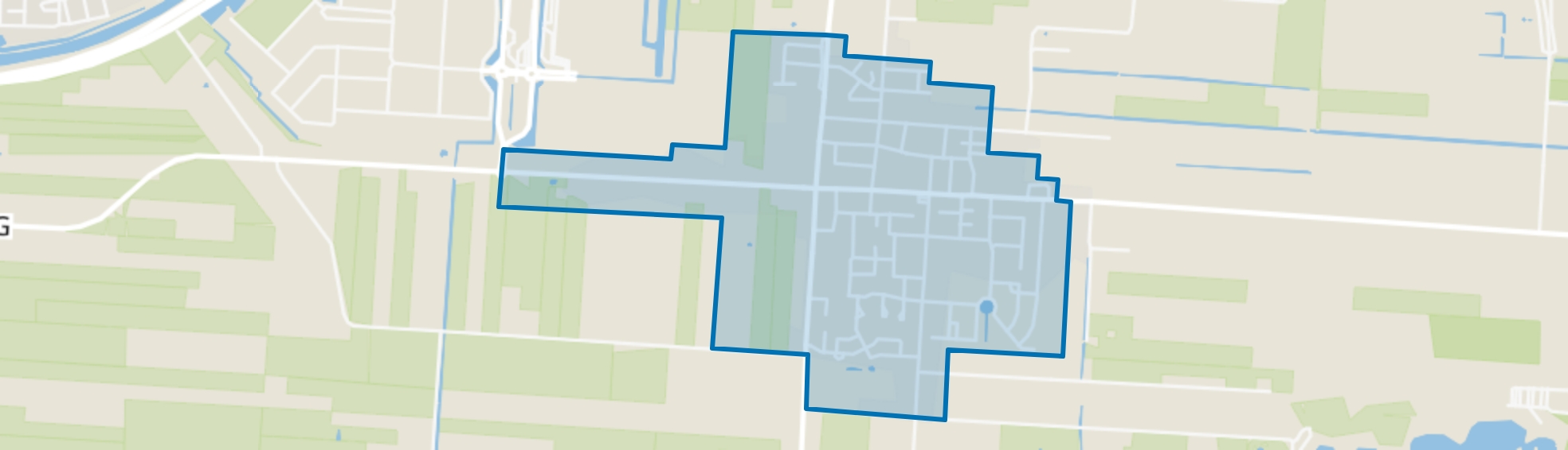 Hollandscheveld kern, Hollandscheveld map