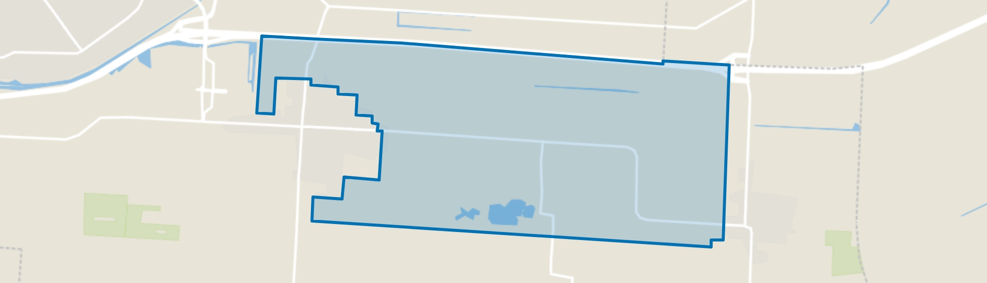 Verspreide huizen Hollandscheveld-Oost, Hollandscheveld map