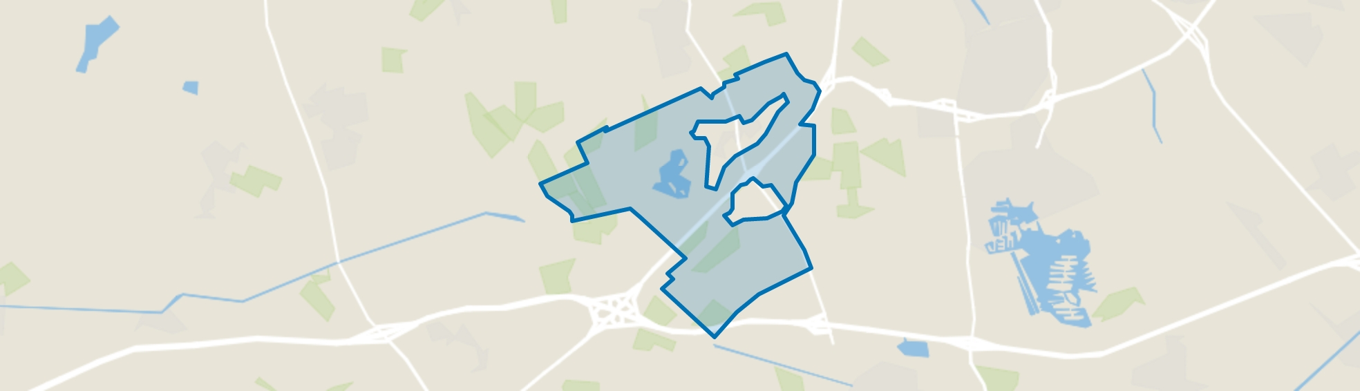 Verspreide huizen Erm, Holsloot map