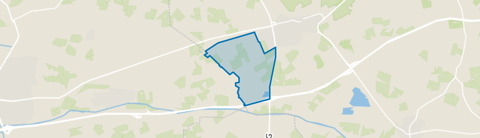 Buurtschap Holterbroek, Holten map