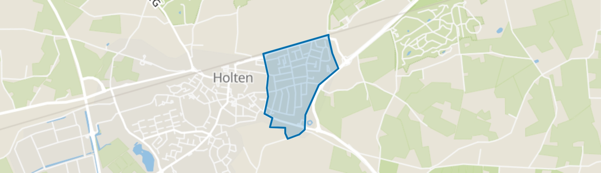 De Kol en Noordenberg, Holten map