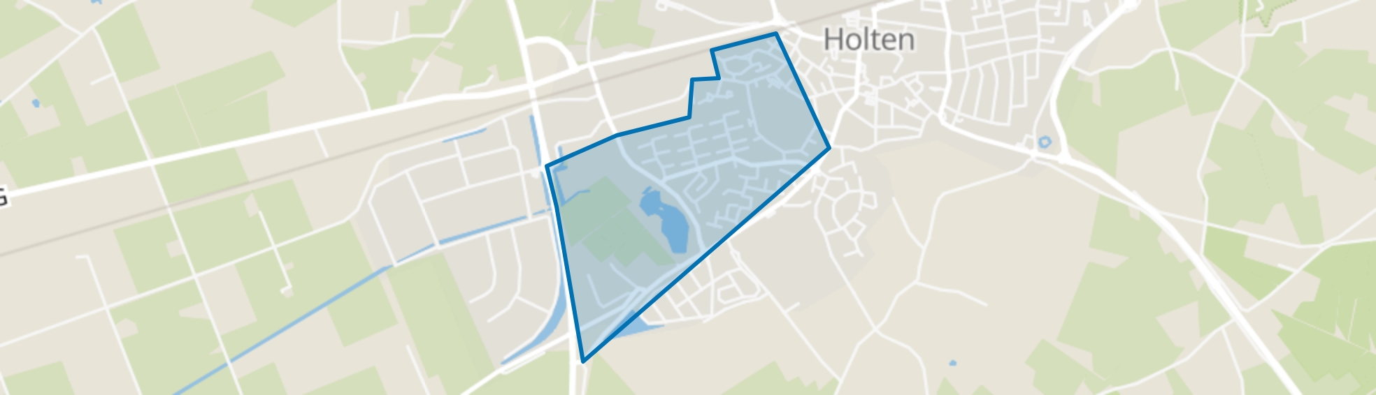 Holten-De Haar, Holten map