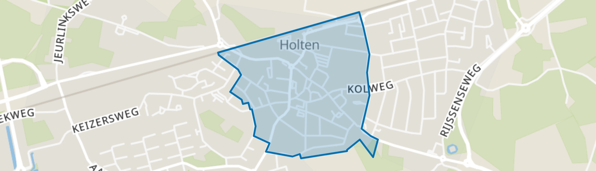 Holten-Kom, Holten map