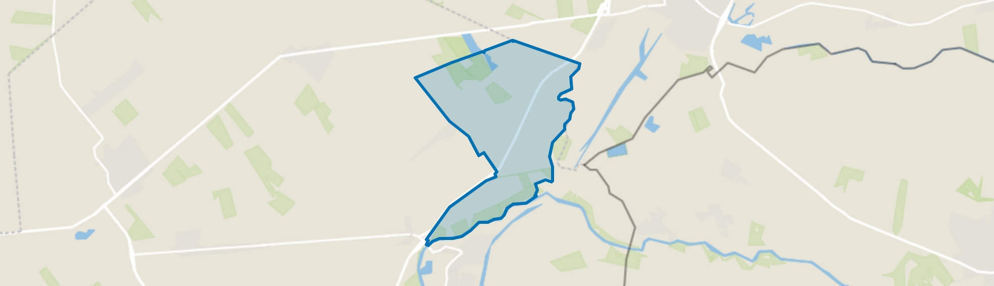 Verspreide huizen Holthone, Holthone map